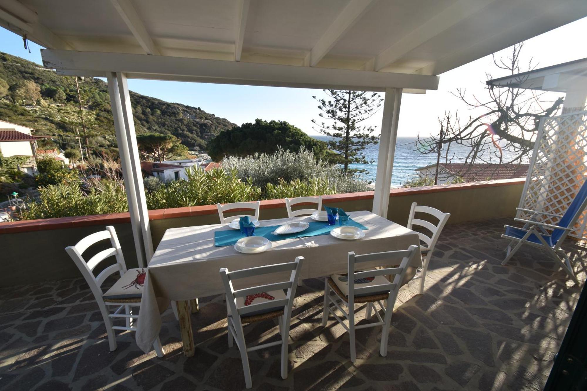 Appartamenti Cavoli - Vista Mare Con Terrazze, Clima E Posti Auto Spiaggia di Cavoli Zewnętrze zdjęcie